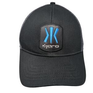 Kyaro Snapback Trucker Hat Black One Size Adjustable Mesh Back 6 Panel Macco